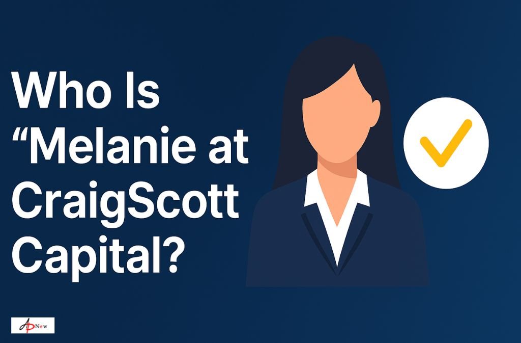 Melanie at CraigScottCapital