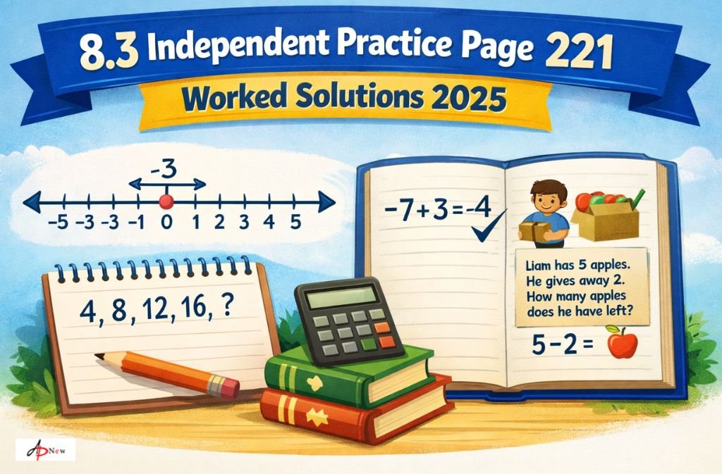 8.3 Independent Practice Page 221